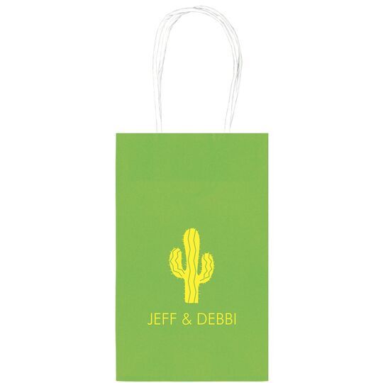 Desert Cactus Medium Twisted Handled Bags